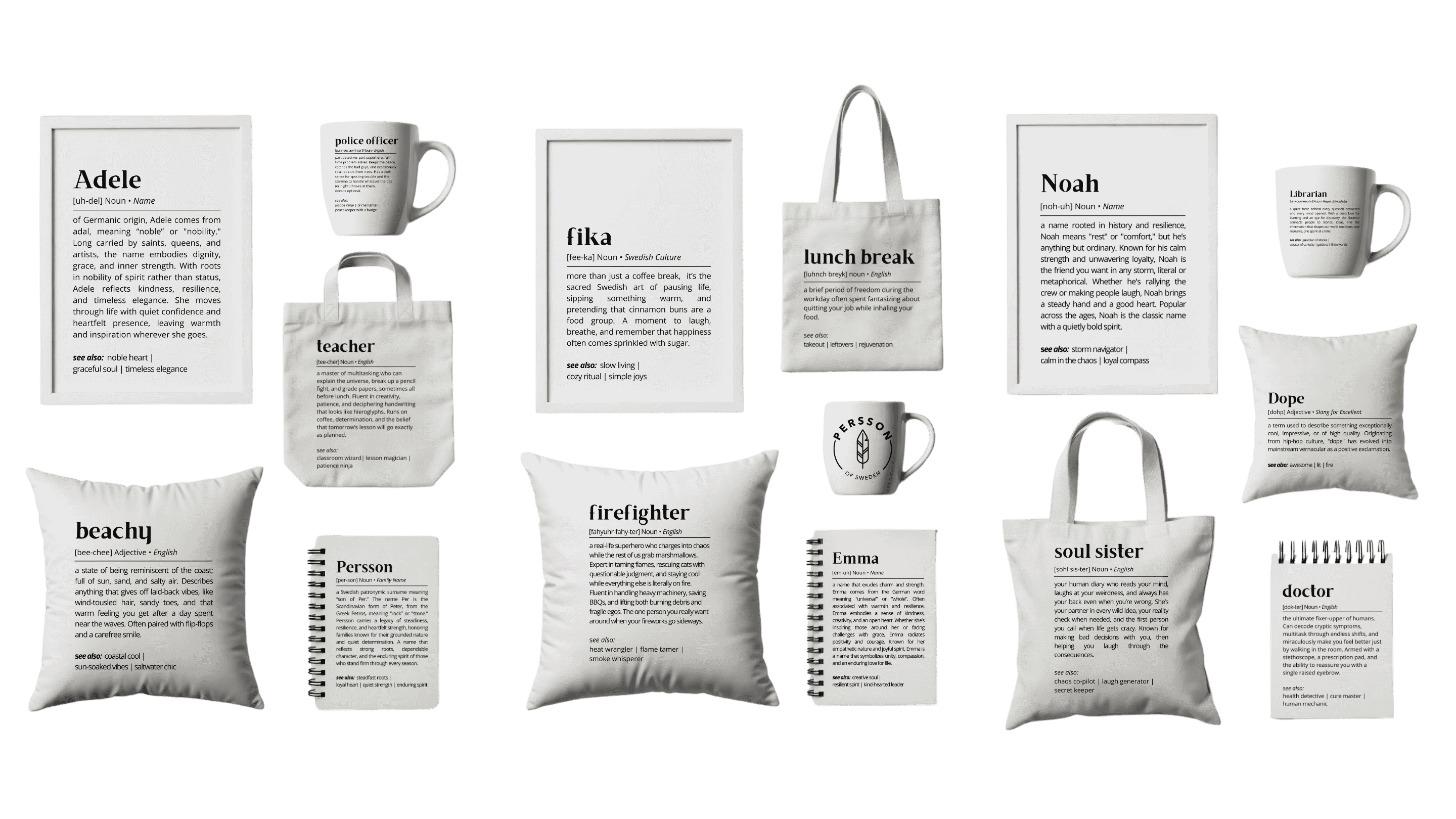 Design examples on products